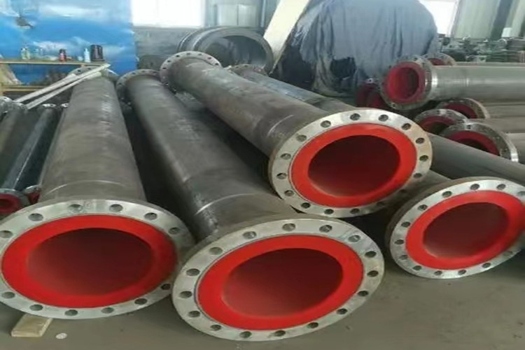 襯膠電力鋼襯聚氨酯脫硫襯膠管，廠家直供，卡箍連接，快速生產(chǎn)