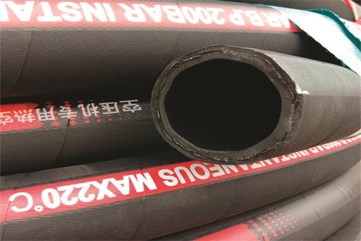 廠家直供黑色鋼編蒸汽膠管，耐溫高壓三元乙丙橡膠軟管