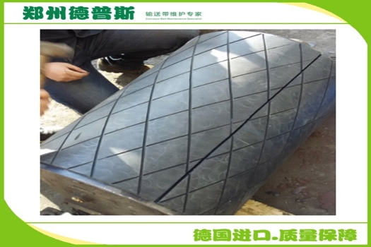 德國TIPDPS滾筒包膠橡膠板，菱形阻燃設計，超級耐磨CN層
