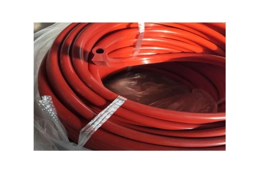 定制實心紅色異型硅膠條，高溫密封，機柜專用橡膠條