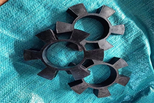 橡膠T型六角輪彈性墊塊聯(lián)軸器緩沖墊，梅花設(shè)計耐高溫水泵膠墊