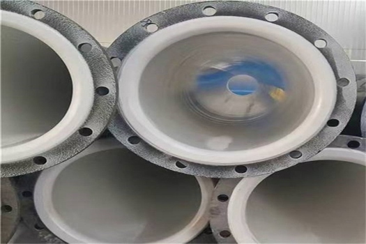 銘杰管道定制脫硫襯膠管，防腐襯塑襯四氟管道管件