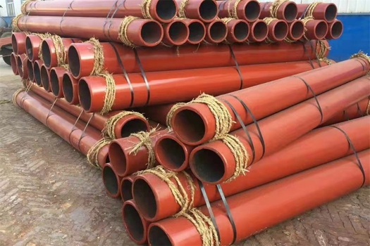 DN50襯膠襯四氟碳鋼管，給水專用無縫管道，高效耐腐蝕